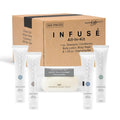 Infuse Pure White Tea And Coconut Hotel Soaps And Toiletries Bulk Set 1 Shoppe All In Kit For Hotels 1Oz Shampoo & Conditioner, Body Wash, Lotion & 1.25Oz Bar Soap Travel Size 300 Pieces White