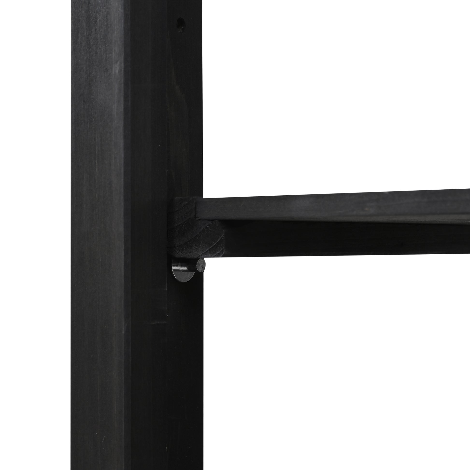 62.4Inch Height Wood Garden Greenhouse Balcony Portable Mini Cold Frame With Movable Storage Box And Adjustable Shelves For Outdoor Indoor Use, Black Black Garden & Outdoor Casual Wood