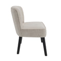 Shellback Chair In White White Boucle,Polyester
