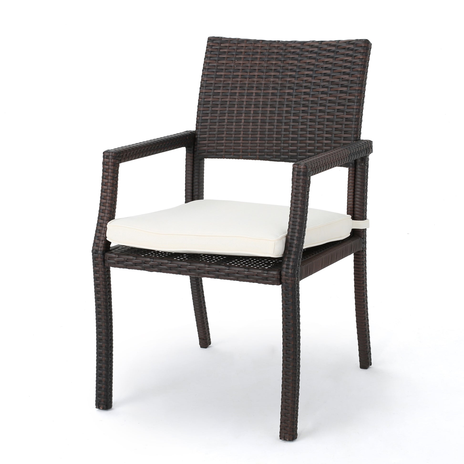 Rhode Island Dining Chair Set Of 2 Brown Wicker