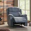 Massage Recliner Charcoal Fabric