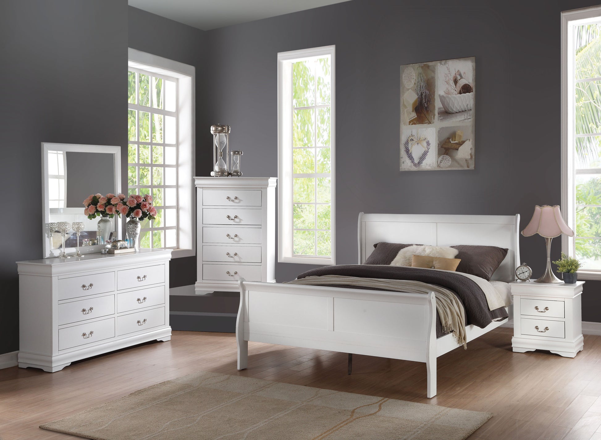 White Queen Bed Box Spring Required Queen White Wood Bedroom Contemporary Pine Sleigh Wood