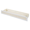 Queen Murphy Bed With Large Drawers,White Queen White Plywood