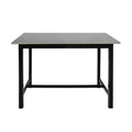 Bar Set Grey Black Rubber Wood