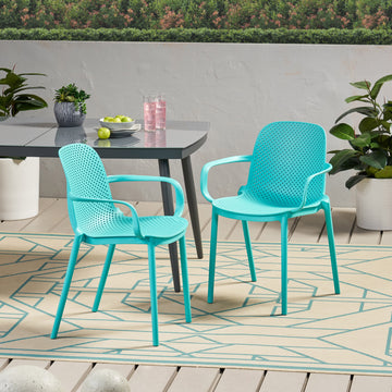 Gardenia Chair Teal Polypropylene