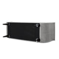 Alma Tufted Flared Arm Entryway Bench, Opal Grey Velvet Gray Foam Velvet