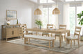 C Brown Leg Table Brown Solid Wood