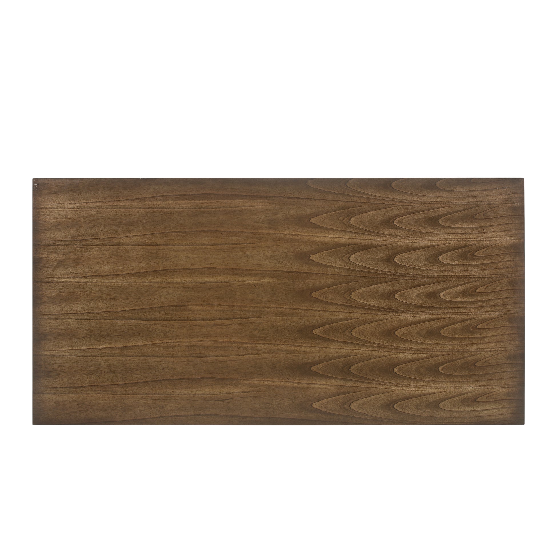 Dining Table Antique Brown Solid Wood Mdf