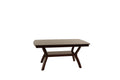 Formal Look 1Pc Dining Table W Shelve Solidwood Espresso Finish Dining Room Furniture Espresso Espresso Dining Room Classic,Contemporary,Modern,Transitional Rubberwood Rectangular Kitchen & Dining Tables Rectangular Solid Wood