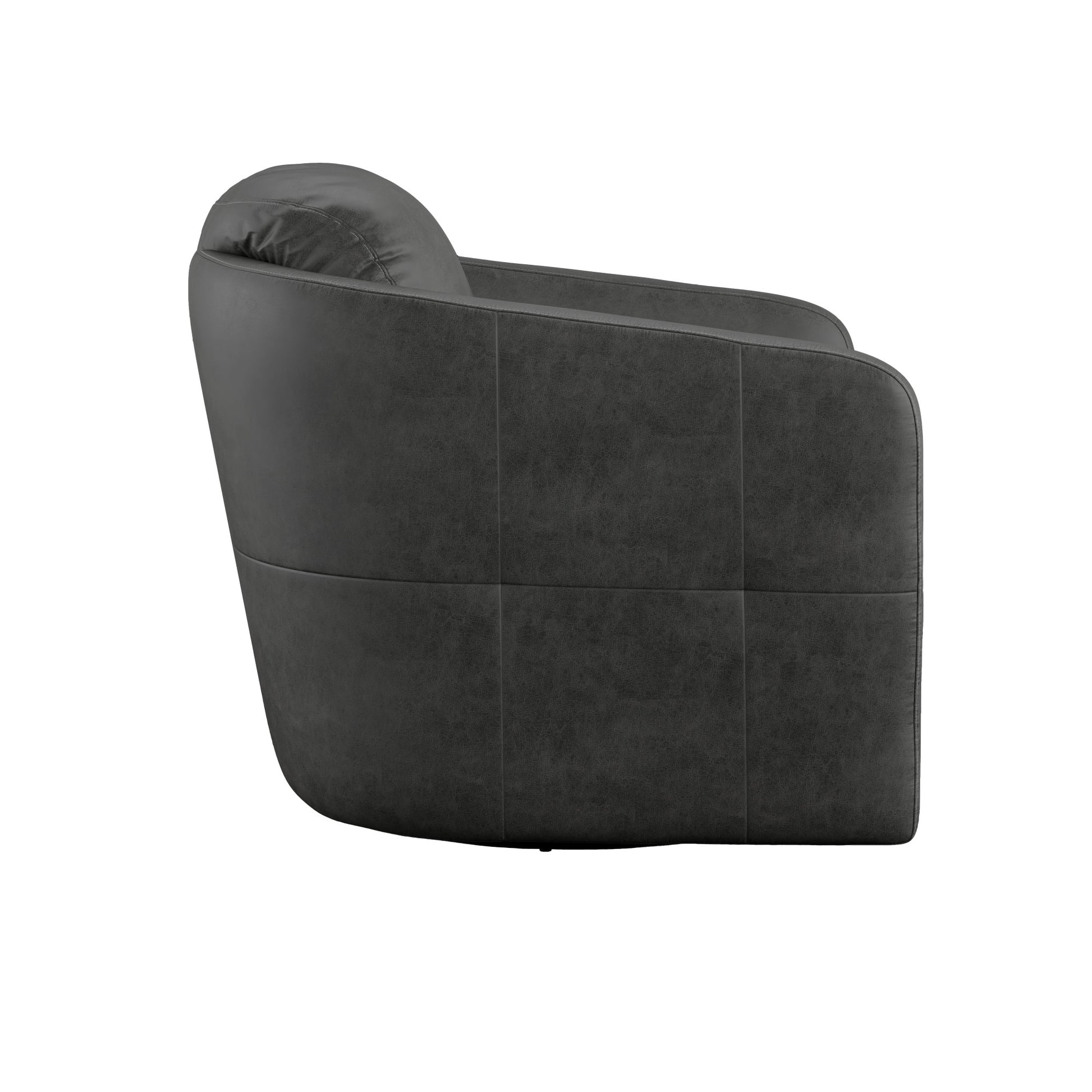 Butler Gray Swivel Accent Chair Gray Foam Engineered Wood