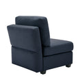 Fabric Modern Modular Sofa Couch With Storage Seats Modular Sectional Sofa 4 Seater Modular Couch For Living Room Blue Blue Polyester 4 Seat
