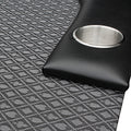 95 Inches Poker Table Model 18755 Black With Cup Holders And Chips Tray Black Primary Living Space Modern Plastic,Wood