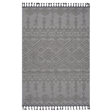 Naar Guros Collection 8X10 White White Traditional Indoor Outdoor Area Rug White Polypropylene