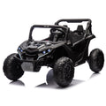 24V Two Seater Kids Ride On Utv W Parents Remote Control,Four Wheel Suspension,Slow Start,Large Wheel Design,Anti Collision Bar,Storage Space,Music,Usb,Bluetooth,Volume Control,Led Lights For Kids 3