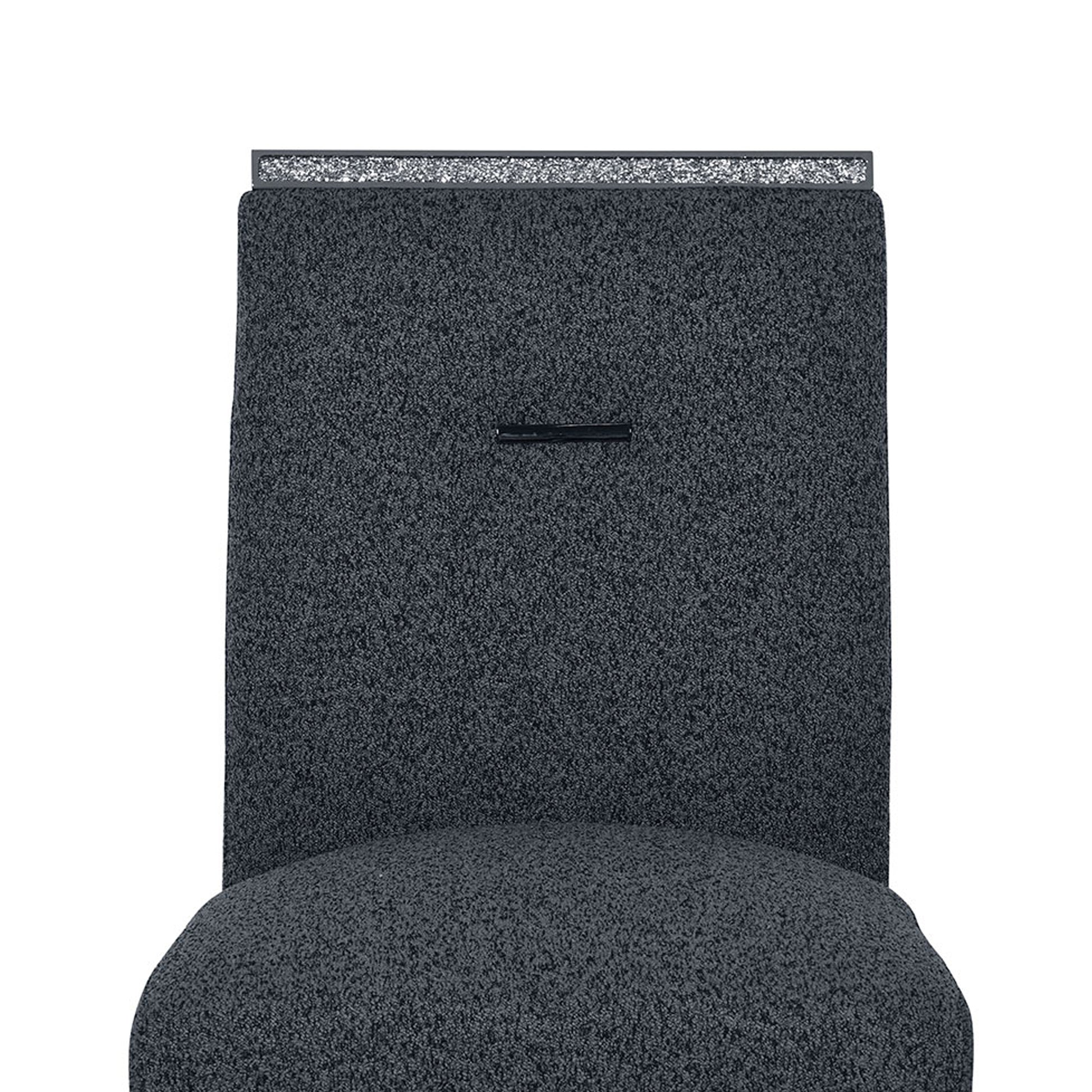 Ariya Dark Grey Bar Stools Solid Dark Grey Dining Room Foam Wipe Clean Contemporary Bar Stools Rubberwood Tufted Back 1 Rubber Wood