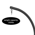 Hammock Swing Chair Stand, Swing Chair Accessory, For Indoor,Outdoor, Hanging Hammock C Stand, Heavy Duty Steel Hanging Stand Black Old W1132P190057 Black Rattan Metal