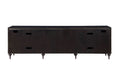 Diya Console Cabinet, Forged Bronze & Espresso Finish Ac02503 Bronze Wood