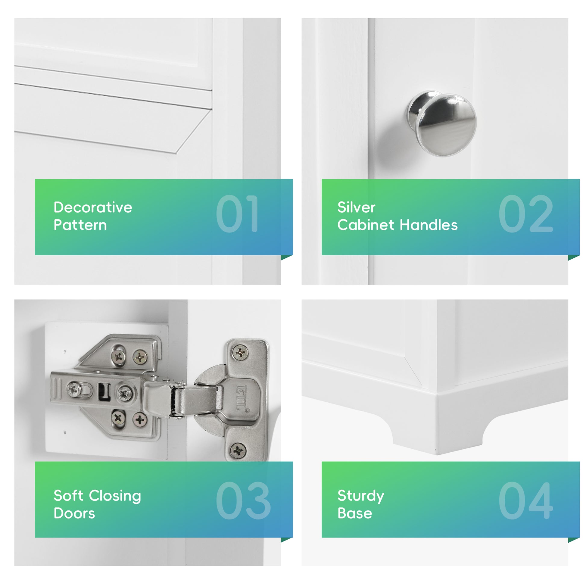 20" Bathroom Vanity With Sink, Bathroom Cabinet With Soft Closing Door, Storage Rack And Adjustable Shelve, White Old Sku:Wf531249Aak White Mdf