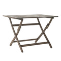 Positano 43.5'' Foldable Table Grey Acacia Wood