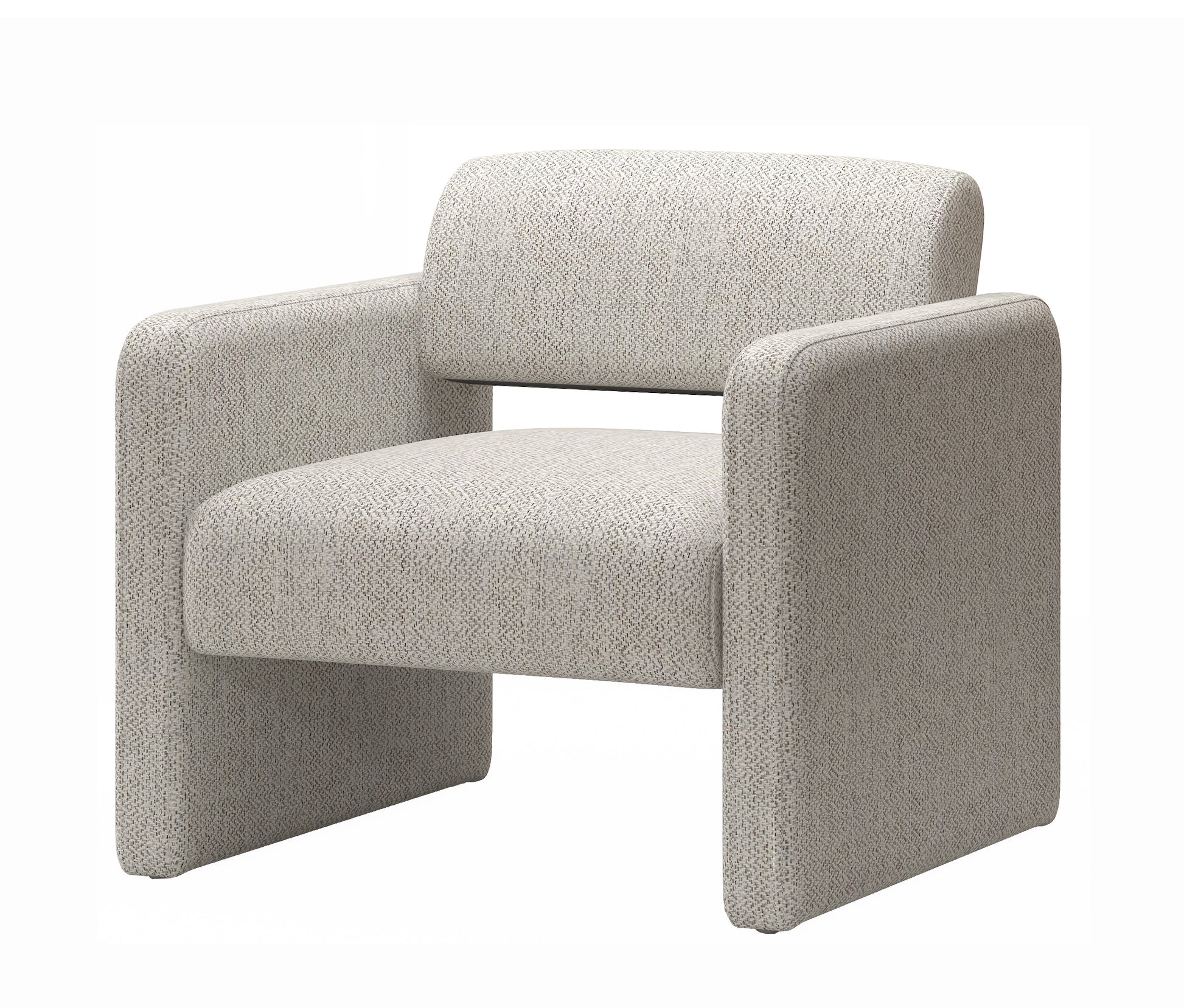 Beige Stripe Single Sofa Chair, Upholstered Comfortable Chair With Armrests, For Dining Room Bedroom Living Room Reception Beige Stripe 30.9"*30.51"*30.11" Beige Foam