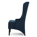 Dining Chair Navy Blue Fabric