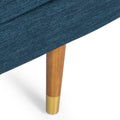 Chaise Lounge Navy Blue Mdf