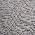 Naar Guros Collection 2X8 White Geometric Indoor Outdoor Area Rug White Polypropylene
