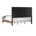 Lisque Brown King Bed King Brown Solid Wood