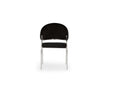 Ruby Modern & Contemporary Style Chair Made With Metal & Steel Legs In Black Color Black Primary Living Space Contemporary Plush Metal