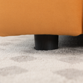 2239O Orange Fabric, Pillowcase Can Be Removed For Cleaning, Backrest Can Also Be Removed, Convenient And Easy To Care,Can Put The Living Room, Bedroom Orange Fabric 3 Seat