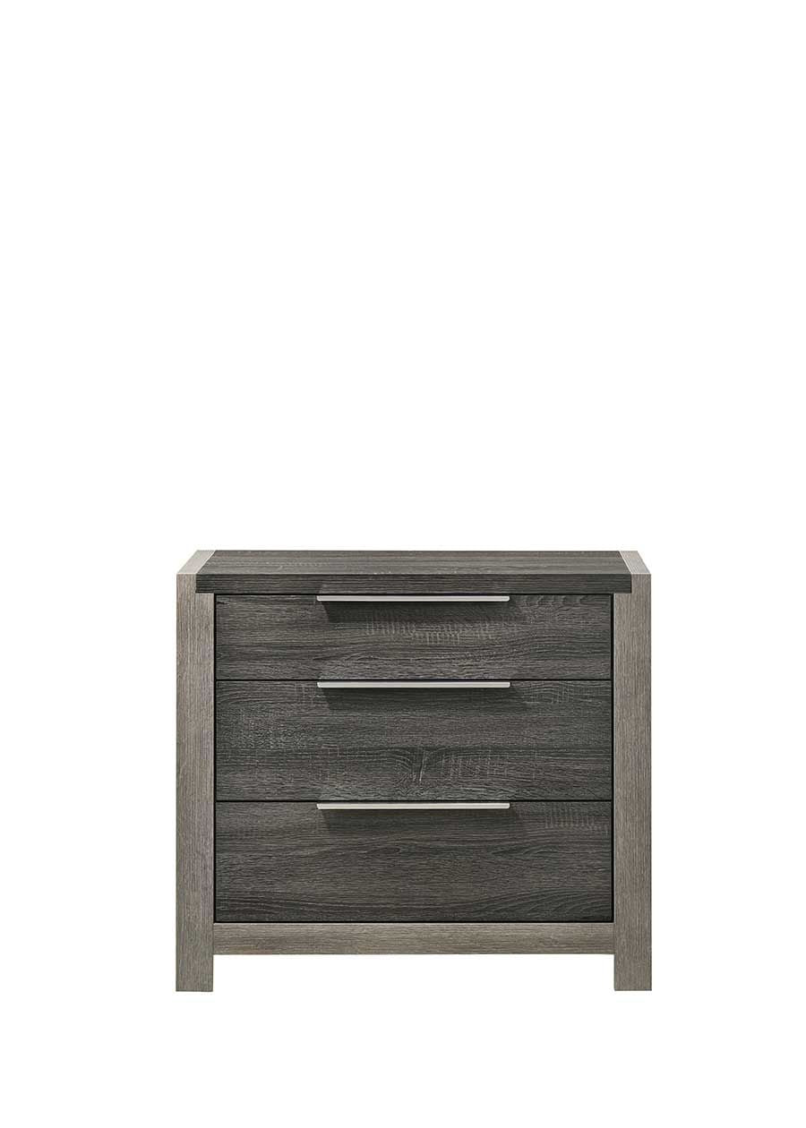 Jehoram Nightstand, Gray Finish Bd02723 Gray Wood