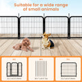 Dog Playpen Outdoor, 12 Panel Dog Fence 24