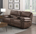 Plush Modern Living Room Sofa Set 2Pc Power Reclining Sofa And Loveseat Brown Microfiber Upholstery Usb Port Solid Wood Frame Furniture Brown Microfiber Wood Primary Living Space Modern Plywood,Solid Wood 5 Seat