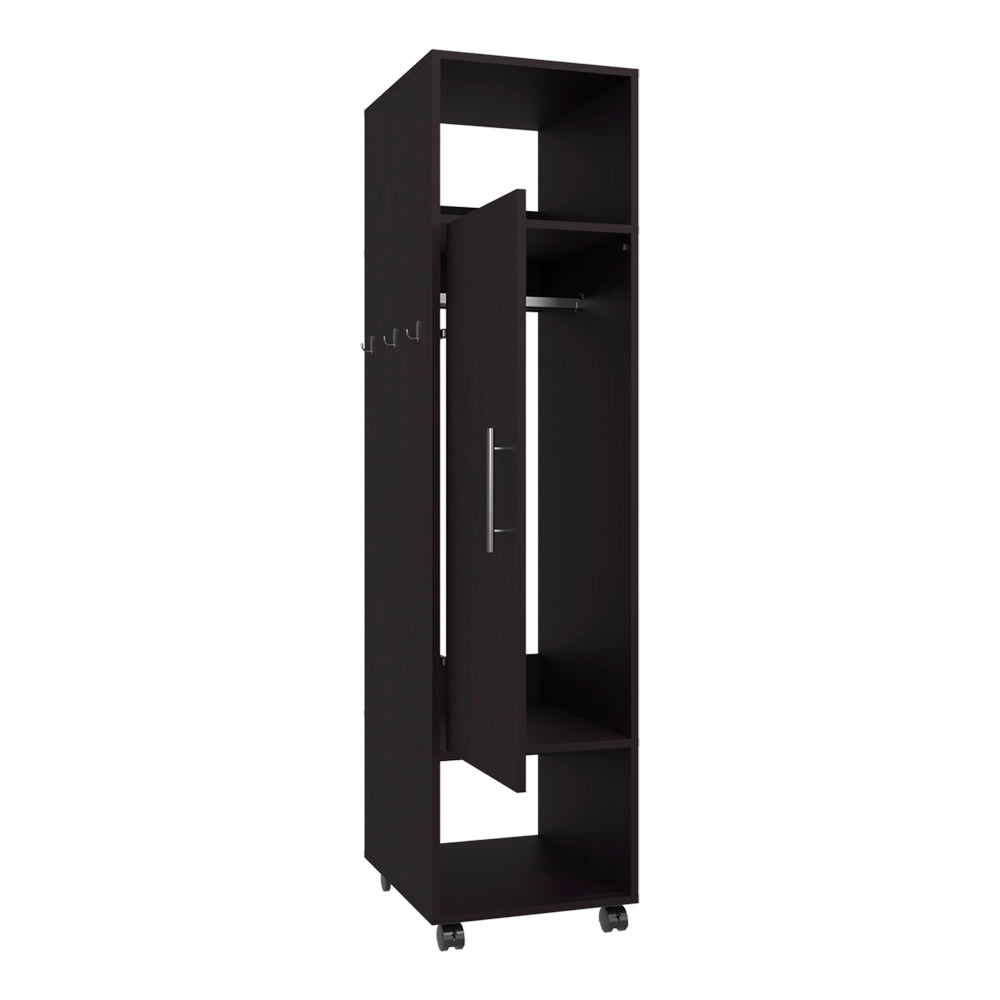 Wardrobe Boston, Bedroom, Black Black Engineered Wood