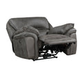 Plush Modern Living Room Sofa Set 3Pc Power Reclining Sofa Loveseat Chair Gray Microfiber Upholstery Usb Port Solid Wood Frame Furniture Gray Microfiber Wood Primary Living Space Modern Plywood,Solid Wood 6 Seat