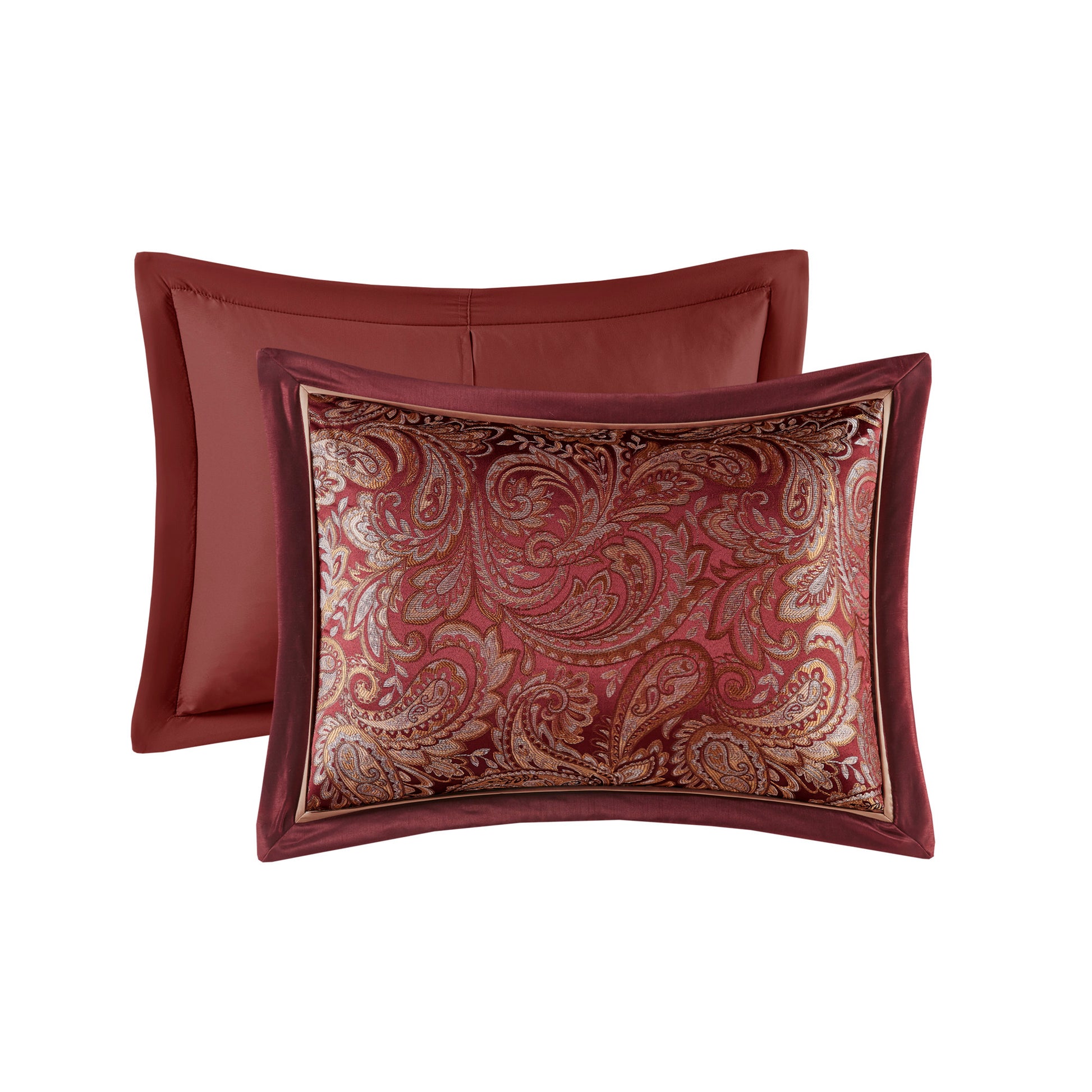 12 Piece Comforter Set With Cotton Bed Sheets Red Cal King California King Red Cotton