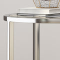 Side Table Clear Tempered Glass