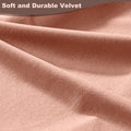 78'' Velvet Futon Sofa Bed, Convertible Sleeper Couch Bed With Adjustable Armrests And Backrest, Loveseat Sleeper Bed With 2 Pillows, Modern Futon Couch For Living Room, Pink Brown Wood Bedroom Heavy Duty Oak 2 Seat Light Pink Velvet Soft Cushion Back