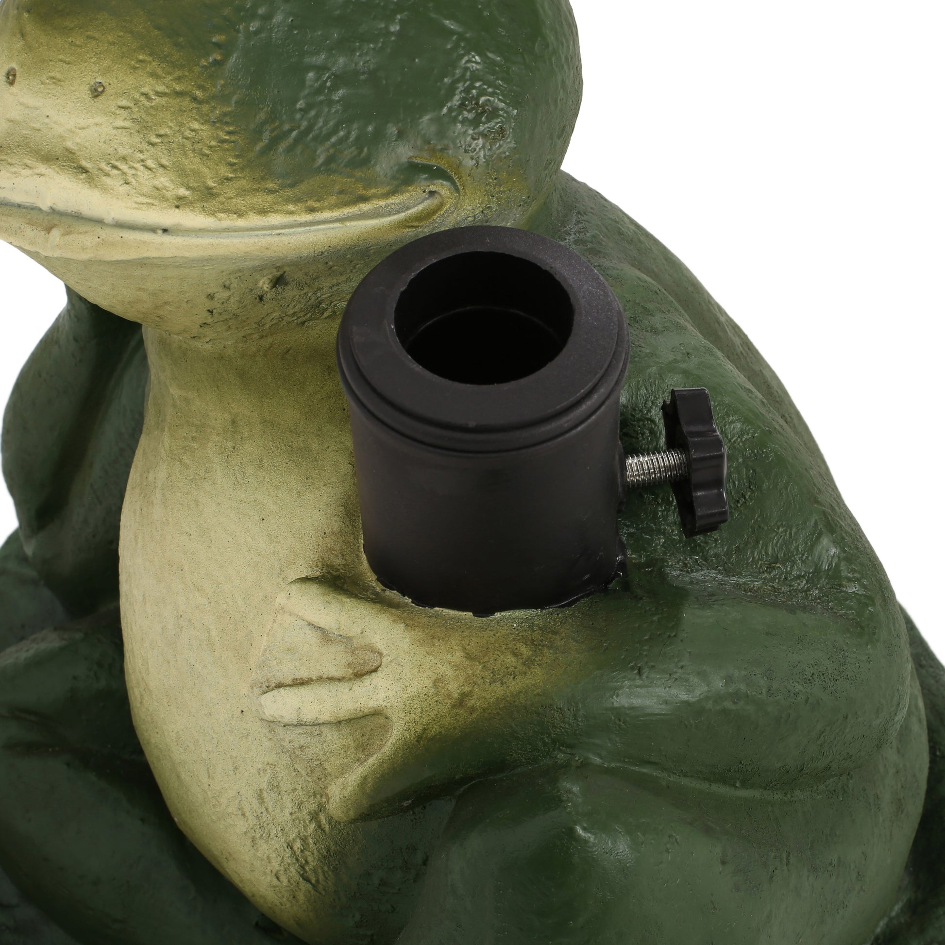 Frog Umbrella Base Green Concrete