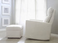 Soho Swivel Glider In Cream Boucle Cream Fabric