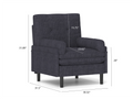 Ivory Sofa Chair With Recline Fuction Ivory Velvet Metal Primary Living Space Medium Soft Loose Back Pillow Top Arms Foam Fabric Metal 1 Seat