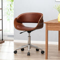 Office Chair Walnut Pu