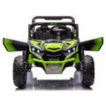 24V Two Seater Kids Ride On Utv W Parents Remote Control,Four Wheel Suspension,Slow Start,Large Wheel Design,Anti Collision Bar,Storage Space,Music,Usb,Bluetooth,Volume Control,Led Lights For Kids 3