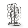 Wine Rack Black Metal