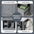 30'' Bathroom Vanity With Top Sink, Modern Bathroom Storage Cabinet With 2 Drawers And A Tip Out Drawer, Single Sink Bathroom Vanity Same As Sw000143Aae Grey Bathroom Modern Solid Wood Mdf Resin