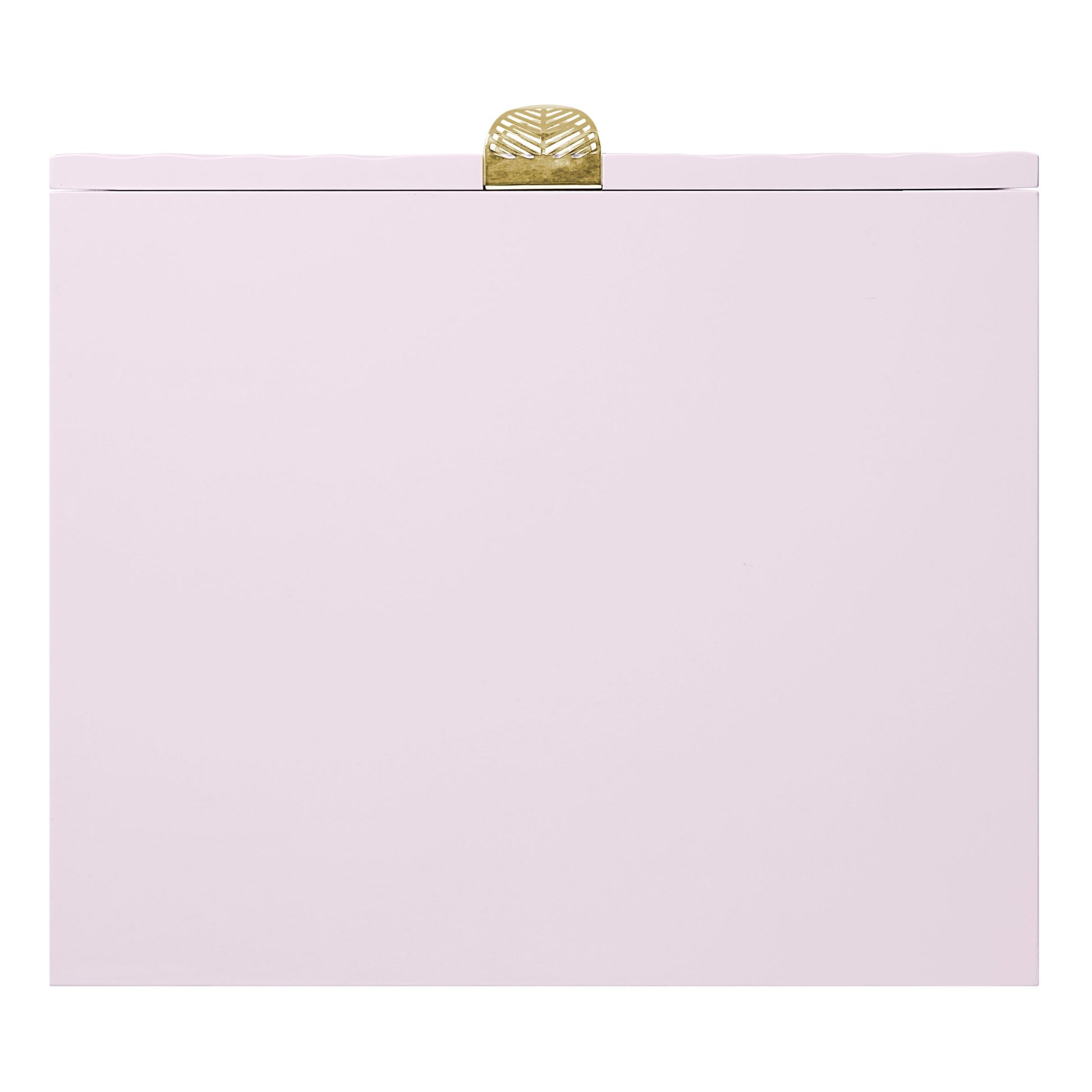 Gaines Nightstand, Pink High Gloss Finish Bd02663 Pink Wood Metal