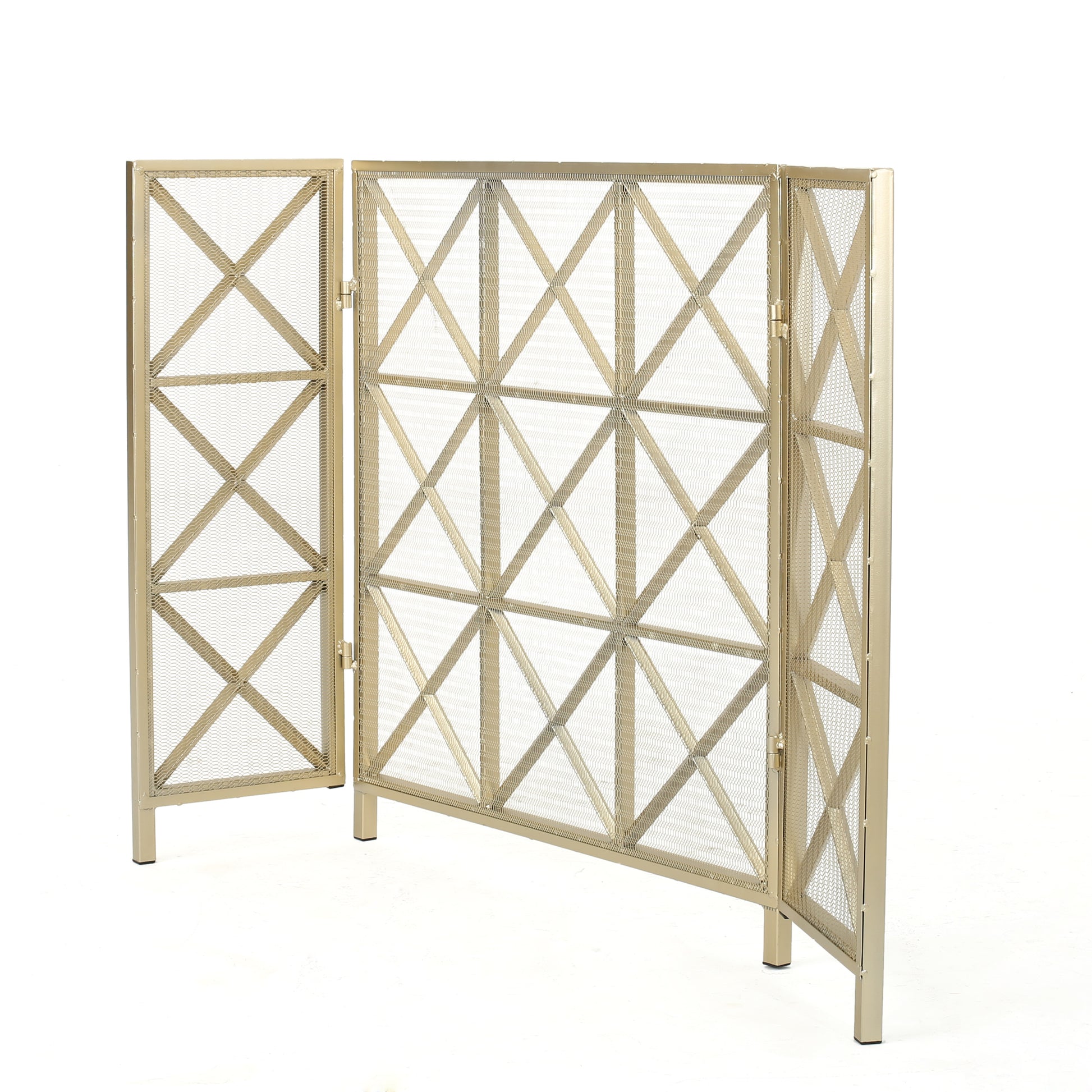 Fire Screens Gold Iron