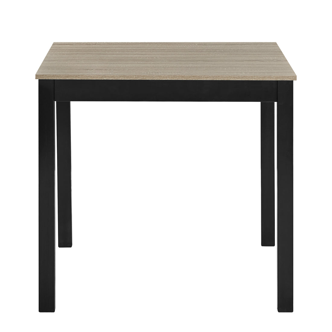 1Pc Contemporary Rectangular Two Toned Finish Dining Table Rustic Brown Black Finish Dining Room Wooden Furniture Black,Brown Seats 8 Dining Room Contemporary,Farmhouse,Transitional Rectangular Wood