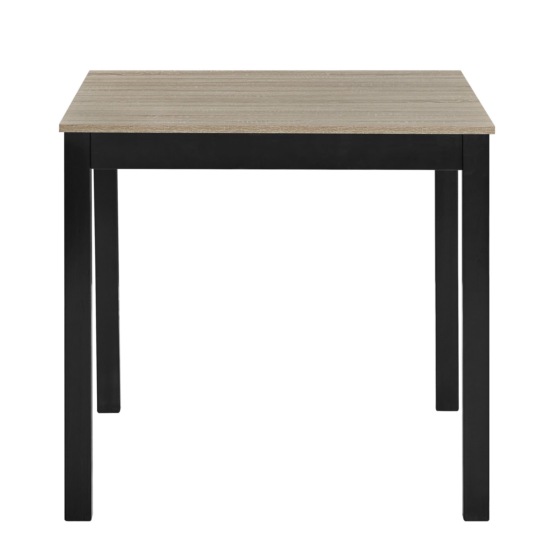 1Pc Contemporary Rectangular Two Toned Finish Dining Table Rustic Brown Black Finish Dining Room Wooden Furniture Black,Brown Seats 8 Dining Room Contemporary,Farmhouse,Transitional Rectangular Wood