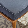 Balmoral Seat Grey Wood Fabric